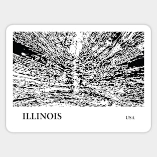 Illinois USA Sticker
